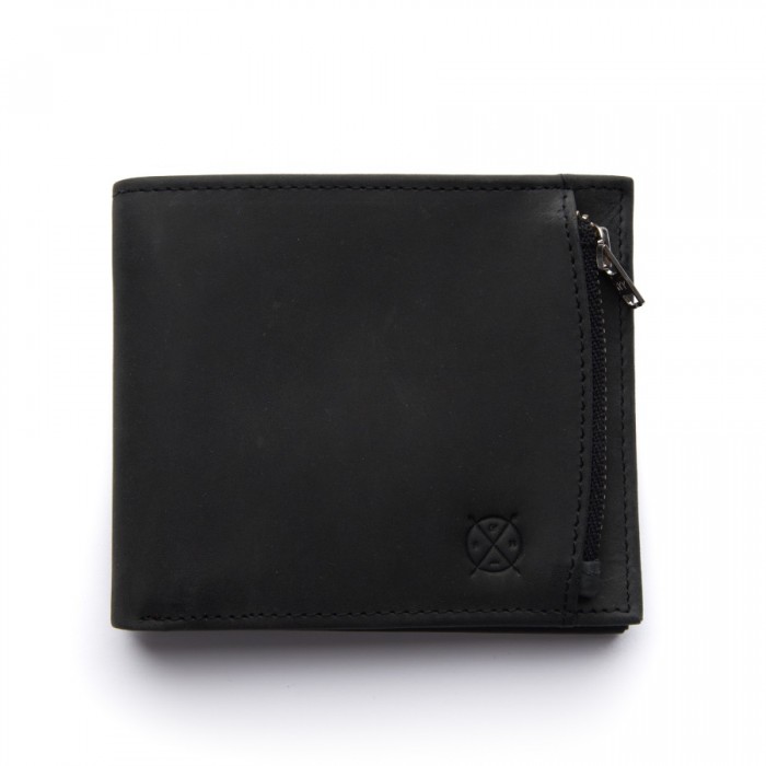 STITCH & HIDE | FRED WALLET | BLACK ** FREE SHIPPING **