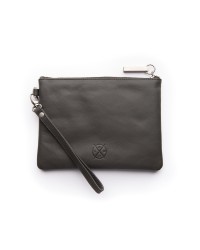 STITCH & HIDE | CASSIE CLUTCH | CHARCOAL | FREE SHIPPING