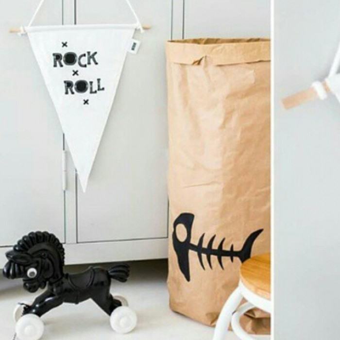 ROCK & ROLL + XOX | DOUBLE SIDED WALL FLAGS