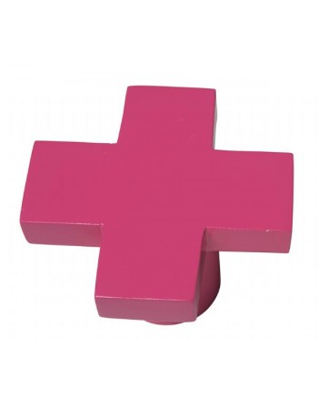 GENERAL ECLECTIC CROSS HOOK - SMALL PINK