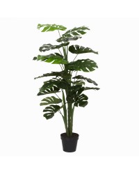 POTTED MONSTERA FAUX PLANT | LARGE