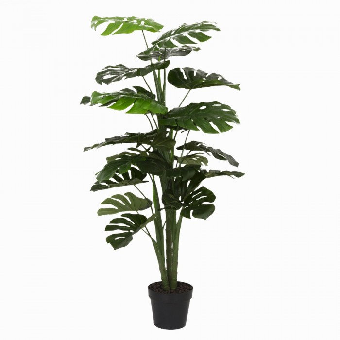 POTTED MONSTERA FAUX PLANT | LARGE