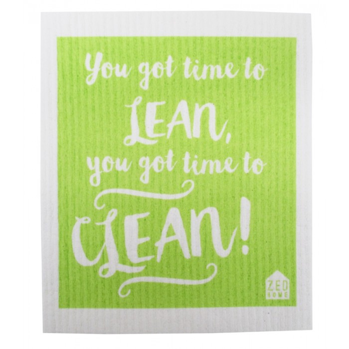 ECO DISHCLOTH | TIME TO LEAN 