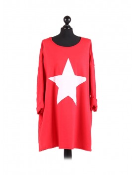 MADE IN ITALY | ZABRA STAR TOP | RED