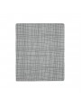 SCOUT COT FITTED SHEET | GREY CROSS HATCH